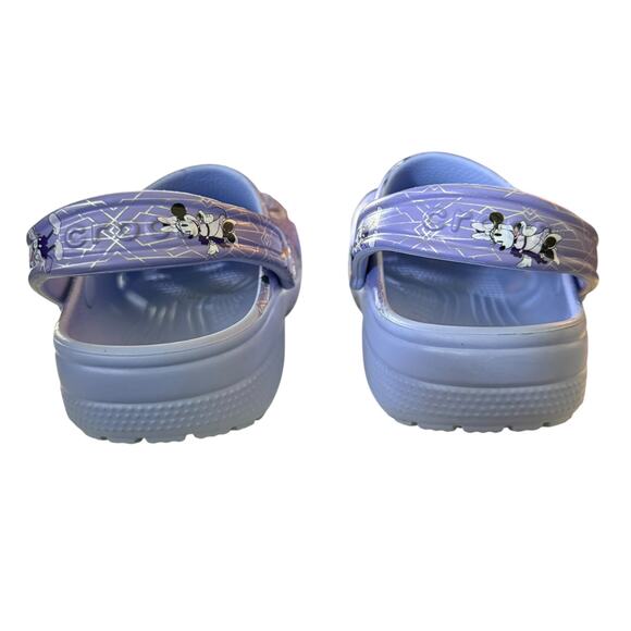 Crocs Disney Parks Purple 100th Anniversary Clog Shoe Size M 5 W 7 - Picture 5 of 8